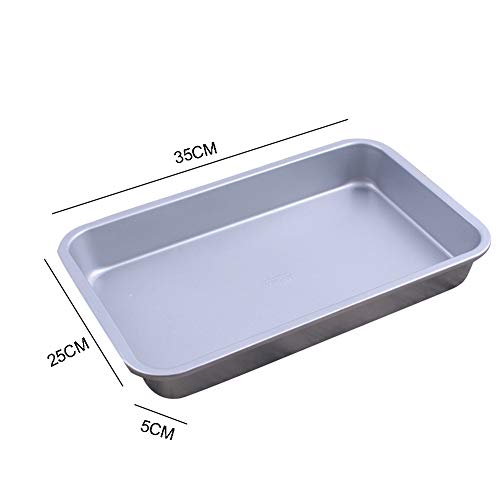 Tostado de estaño Master Class Flat Utensilios de cocina antiadherentes Herramientas Pollo Rectangular multifuncional Cocina Craft Cake Pan Bandeja para hornear Pan Profundo grande