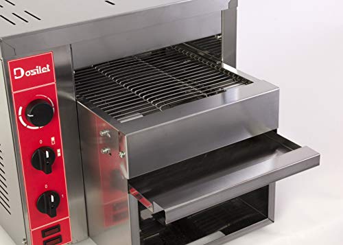 TOSTADOR de Cinta Profesional DOSILET BUFFET 2800 Eléctrico 2800 W Monofásico con SELECTOR de Resistencias. Para todo tipo de PAN: tostadas, bagels, panecillos, etc. Ideal HOTELES con BUFFET DESAYUNO