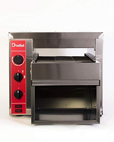 TOSTADOR de Cinta Profesional DOSILET BUFFET 2800 Eléctrico 2800 W Monofásico con SELECTOR de Resistencias. Para todo tipo de PAN: tostadas, bagels, panecillos, etc. Ideal HOTELES con BUFFET DESAYUNO