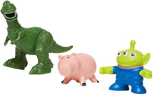 Toy Story Fisher-Price Disney/Pixar Imaginext 4 Rex, Hamm, & Alien Pack