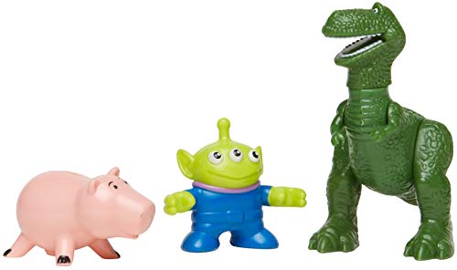 Toy Story Fisher-Price Disney/Pixar Imaginext 4 Rex, Hamm, & Alien Pack