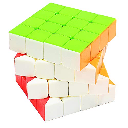 TOYESS Cubo de Velocidad 4x4 Stickerless, Cubo Mágico 4x4x4 Speed Cube Rompecabezas Juguetes para Adulto & Niños