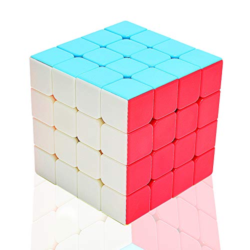 TOYESS Cubo de Velocidad 4x4 Stickerless, Cubo Mágico 4x4x4 Speed Cube Rompecabezas Juguetes para Adulto & Niños