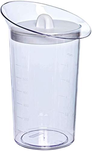 Toyma 49Y236 - Vaso Medidor 700 Ml Con Tapa Blanc