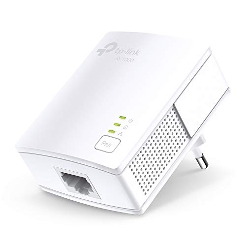 TP-Link TL-PA7017 KIT (2piezas) - Powerline/PLC AV1000 Starter Kit, 1 + 1 Puerto Gigabit, Alta Velocidad 1000Mbps, Ahorro Energía, Plug & Play