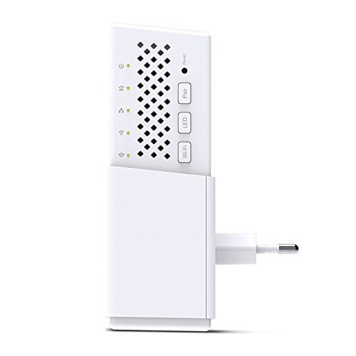 TP-Link TL-WPA7510 - KIT de Adaptadores Powerline Gigabit AV1000 Cobertura Internet, Línea Eléctrica, WiFi AV 1000 Mbps 2 Puertos, ideal Smart TV, Ps4, Nintendo Switch