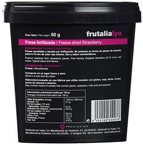 Tradissimo, Fresa deshidratada - 6 de 50 gr. (Total 300 gr.)