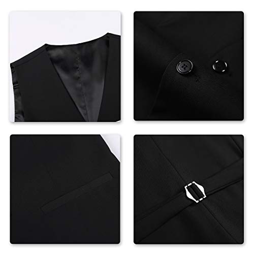 Trajes para Hombre 3 Piezas Slim Fit Boda Esmoquin Formal Un botón Cerrar Blazers Chaqueta Chaleco Pantalones