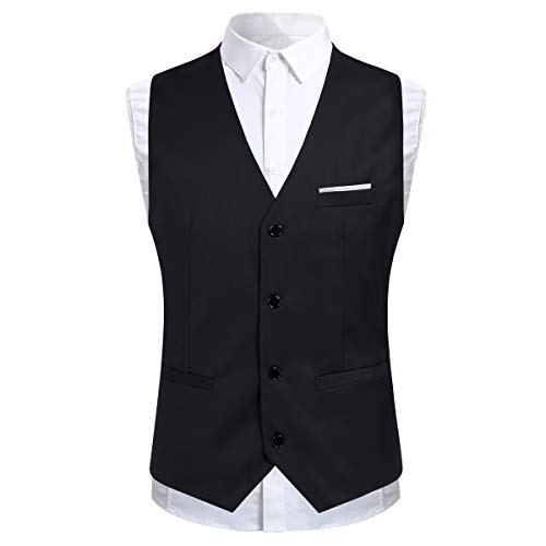 Trajes para Hombre 3 Piezas Slim Fit Boda Esmoquin Formal Un botón Cerrar Blazers Chaqueta Chaleco Pantalones