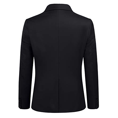 Trajes para Hombre 3 Piezas Slim Fit Boda Esmoquin Formal Un botón Cerrar Blazers Chaqueta Chaleco Pantalones