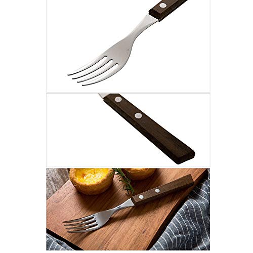 Tramontina 22299001 - Juego de cubiertos (mango de madera), 3 piezas, cuchara 1p, tenedor 1p, cuchillo 1p | para cocina, comedor, camping, senderismo, al aire libre, barbacoa, picnic, hogar