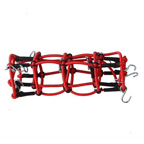 Tree-on-Life Escala 1/10 RC Rock Crawler Accesorio Equipaje Techo Red para Rojo D90 D110 Traxxas TRX-4 Trx4 RC Coche