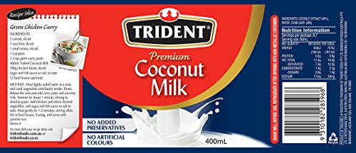 Trident 400 ml de Leche de Coco