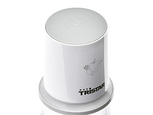 Tristar BL-4020 Picadora con un botón operacional, cuchillas de acero inoxidable, 200 W, De plástico, Blanco