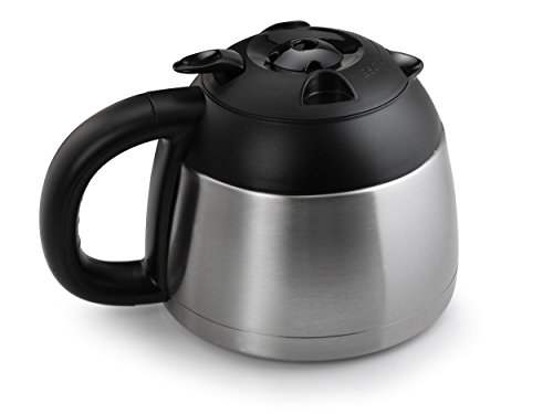 Tristar CM-1234 Cafetera Acero Inoxidable y Capacidad para 1 litro, para hasta 10 Tazas de café, 800 W, Filtro extraíble, Elemento antigoteo, Negro, Jarra de 1 l