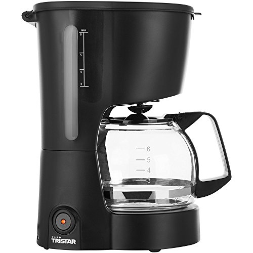 Tristar CM-1246 Cafetera, Elemento antigoteo, 600 W, 6 Cups, Negro