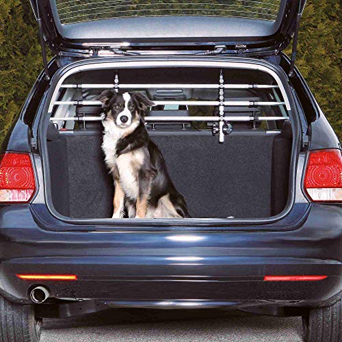 TRIXIE Rejilla Seguridad para Coche, Plata-Negro, Perro