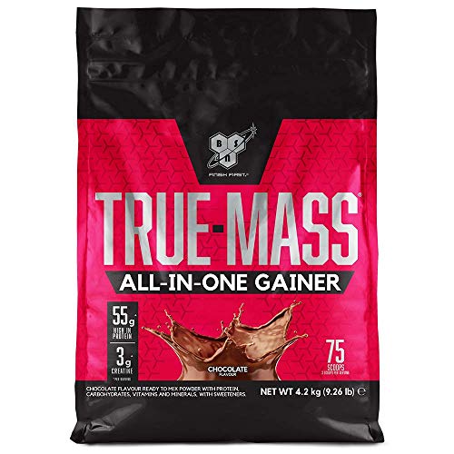 True Mass All in one Gainer, Ganador en Polvo, Chocolate - 4200 gr