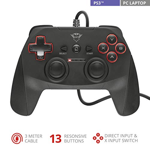 Trust Gaming GXT 540 - Gamepad para Playstation 3 y PC