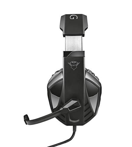 Trust GXT 412 Celaz - Auriculares Gaming para PC, Laptop, Playstation 4, Xbox One y Nintendo Switch, Negro