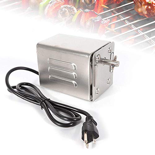 TTLIFE SP-S40 Asador de Barbacoa de Acero Inoxidable Asador eléctrico Motor de Cabra Cerdo asado de Pollo Asador asador asador para Asar a la Parrilla al Aire Libre (220V-240V)