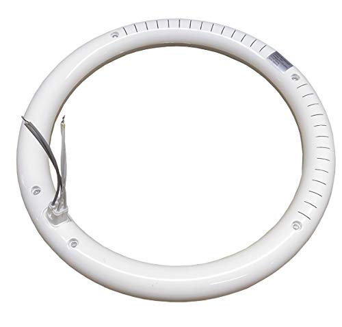 Tubo Circular LED G10, Color Blanco (6500K,). Sin instalacion. Tubo redondo cocina. (Pack (22,5cm y 30cm))