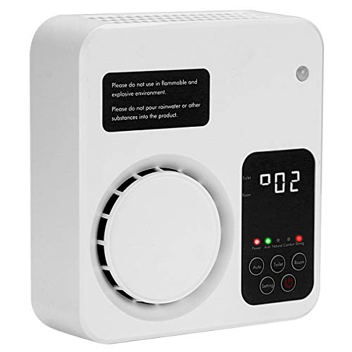 Tunume Generador de ozono ionizador de purificador de Aire para el hogar para el Dormitorio y el Inodoro de la Oficina de Kichen (White)