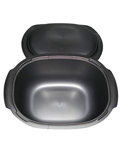 Tupperware Ultrapro Molde para Hornear y Tapa Cazuela, Silicona, Negro, 30x22.6x11.7 cm, 2 Unidades