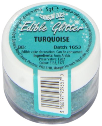 Turquoise Edible Glitter