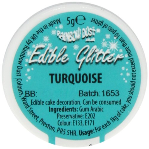 Turquoise Edible Glitter