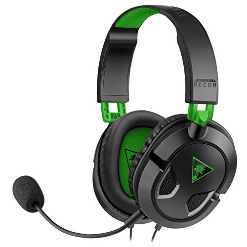 Turtle Beach Recon 50X Auriculares Gaming Xbox One, PS4, PS5, Nintendo Switch y PC, Negro / Verde