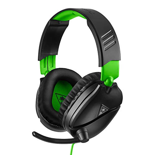 Turtle Beach Recon 70X Auriculares Gaming Xbox One, PS4, PS5, Nintendo Switch y PC, Negro/Verde