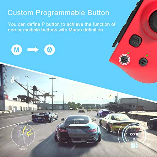 TUTUO Mando Switch para Nintendo Switch, Bluetooth Wireless Controller Gamepad Joystick Controlador De Reemplazo Izquierdo Y Derecho para Joy con