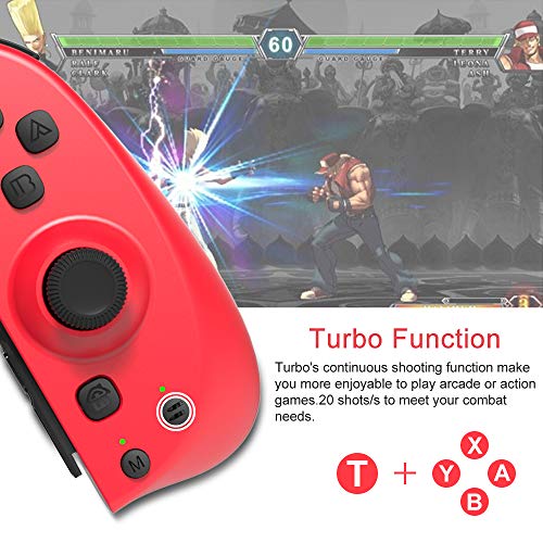 TUTUO Mando Switch para Nintendo Switch, Bluetooth Wireless Controller Gamepad Joystick Controlador De Reemplazo Izquierdo Y Derecho para Joy con