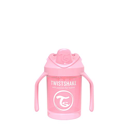 Twistshake 78267 - Vaso con boquilla, color pastel rosa