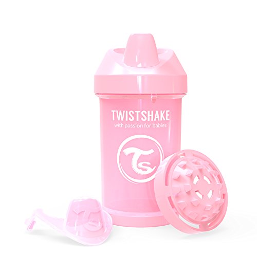 Twistshake 78273 - Vaso con boquilla, color pastel rosa