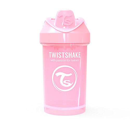 Twistshake 78273 - Vaso con boquilla, color pastel rosa