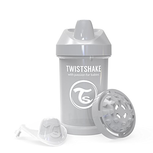 Twistshake 78278 - Vaso con boquilla, color pastel gris