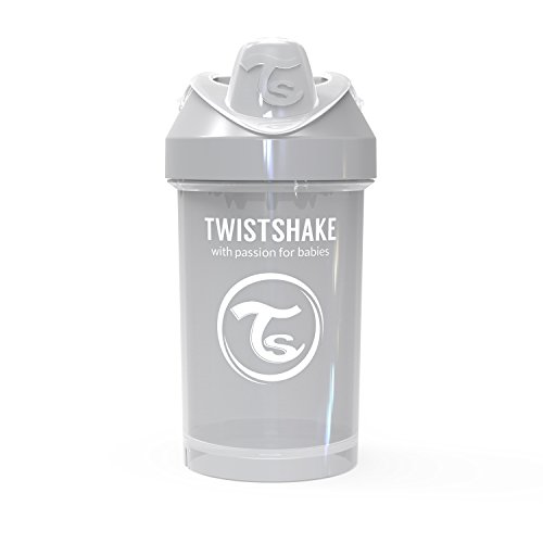 Twistshake 78278 - Vaso con boquilla, color pastel gris