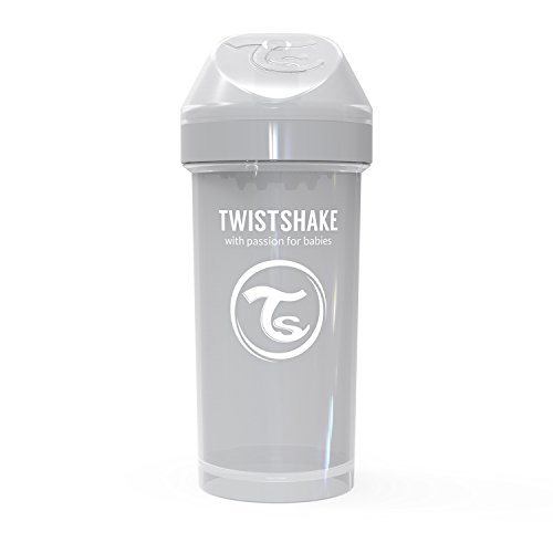 Twistshake 78284 - Vaso con boquilla, color pastel gris