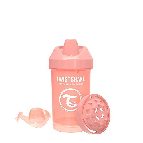 Twistshake 78320 - Vaso con boquilla, color pastel coral