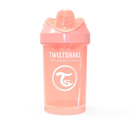 Twistshake 78320 - Vaso con boquilla, color pastel coral