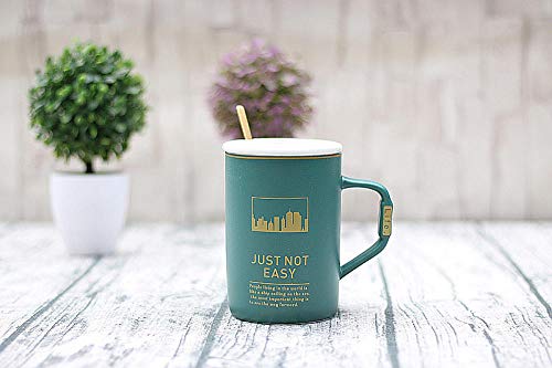 tywgb 420 Ml Patrón De Letras Creativas Tazas De Cerámica Pareja Única De Matorrales Tazas De Café Taza De Leche Tazas De Té Al por Mayor Tazas Drinkware Girl Gift-02