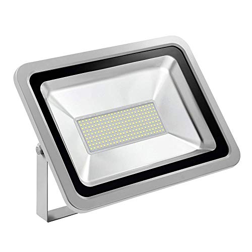 TYZXR Luz de inundación LED, 200W, 6000-6500K (Blanco frío), IP65 a Prueba de Agua, Aluminio, CE y ROHS Luces de Seguridad para Exteriores certificadas Garden Landscape Super Bright 110V