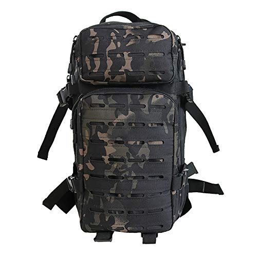 UELEGANS 35L Mochila Táctica Militar Mochila de Asalto Molle Mochilas de Senderismo Unisex para Excursionismo, Montañismo, Camping, Trekking,F