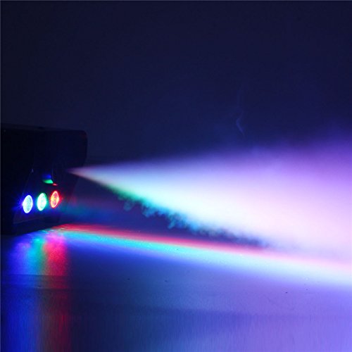 UKing Máquina de Niebla, 500W LED Máquina de Humo con Control Remoto, Generador de Niebla Portátil para Festivales Fiesta de Cumpleaños Bar Discotecas Bodas Halloween Navidad