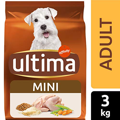 Ultima Pienso para Perros Mini Adult con Pollo y Arroz, 3 kg