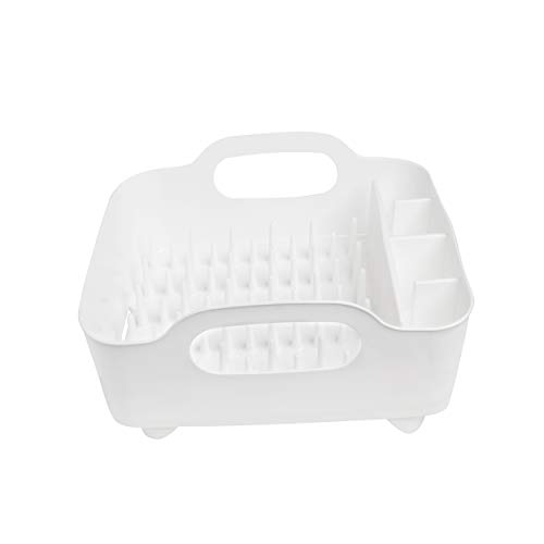 Umbra 330590-660– Escurridor de platos y vasos, 36x32,5x15,5cm, color blanco