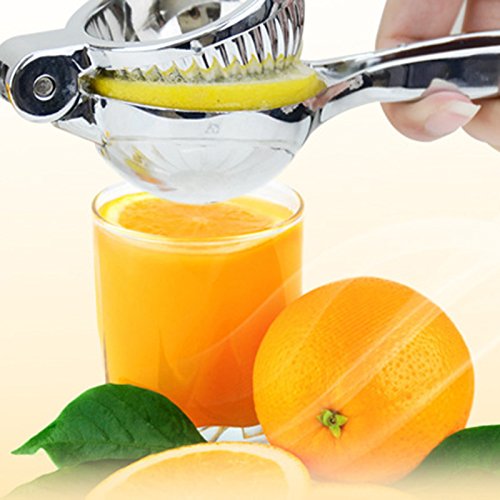 UMIGAL Citrus Juicer Limón Exprimelimones de calidad Juice Extractor Exprimidor, Manual, Acero inoxidable, heavy duty, adecuado para exprimir Naranja, limón y otros hull-free Fruits plata