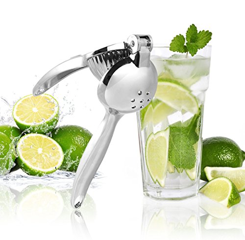 UMIGAL Citrus Juicer Limón Exprimelimones de calidad Juice Extractor Exprimidor, Manual, Acero inoxidable, heavy duty, adecuado para exprimir Naranja, limón y otros hull-free Fruits plata